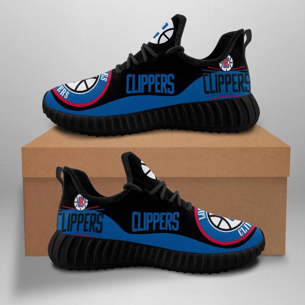 Women's Los Angeles Clippers Mesh Knit Sneakers/Shoes 001